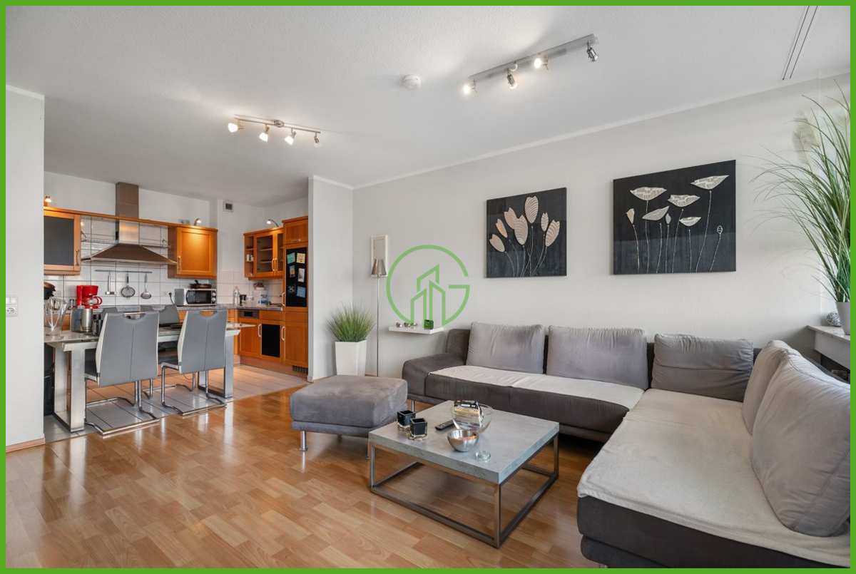 # DÜREN-OST # Drei-Zimmer-Wohnung: Lichtdurchflutet mit Balkon und Einbauküche. Düren, Blücherstraße - Foto 2