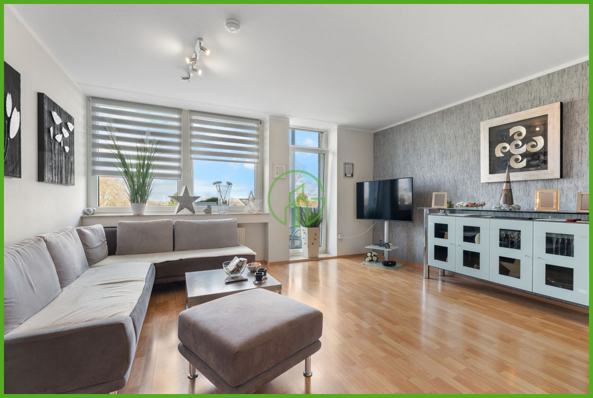 # DÜREN-OST # Drei-Zimmer-Wohnung: Lichtdurchflutet mit Balkon und Einbauküche. Düren, Blücherstraße - Foto 1